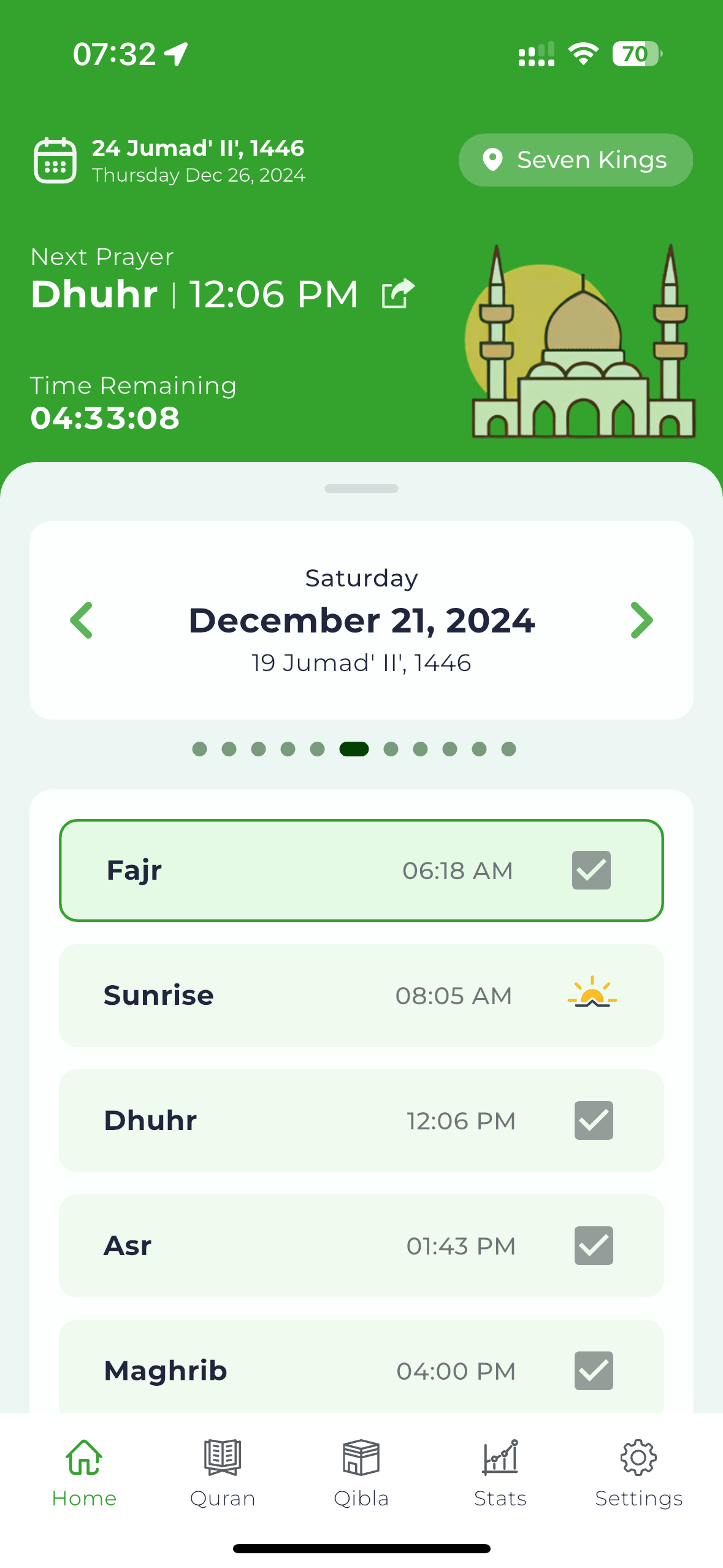 Prayer Times Screenshot